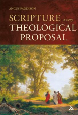 Kniha Scripture: A Very Theological Proposal Angus Paddison