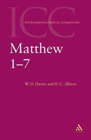 Книга Matthew 1-7 Allison