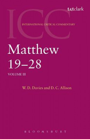 Libro Matthew 19-28 Allison