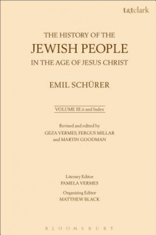 Kniha History of the Jewish People in the Age of Jesus Christ: Volume 3.ii and Index Emil Fergus Geza Sch?rer Millar Vermes