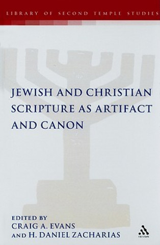 Könyv Jewish and Christian Scripture as Artifact and Canon H. Daniel Zacharias