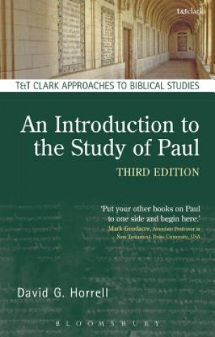 Kniha Introduction to the Study of Paul David G. (University of Exeter Horrell