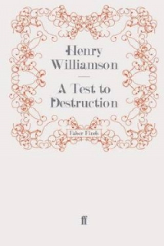 Kniha Test to Destruction Henry Williamson