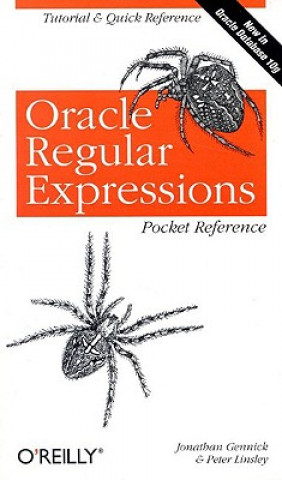 Book Oracle Regular Expressions Pocket Reference Jonathan Gennick