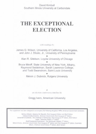 Könyv AG 2001 Election Supplement Magazine Wilson