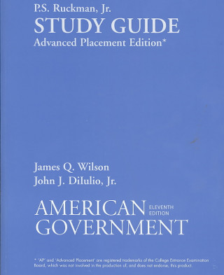 Kniha Printed Study Guide for Wilson's American Government, AP* Edition, 11th James Q Wilson