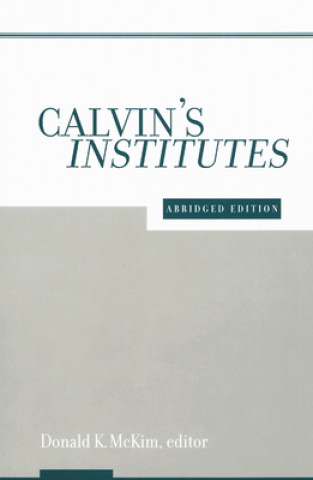 Kniha Calvin's Institutes Ford Lewis Battles