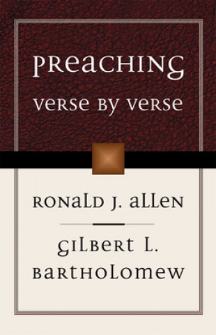 Βιβλίο Preaching Verse by Verse Ronald J. Allen