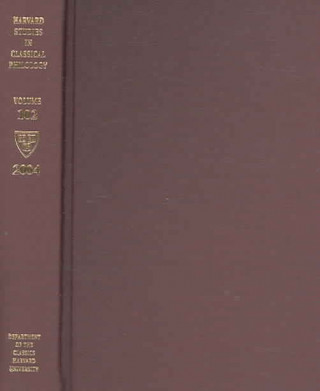 Book Harvard Studies in Classical Philology, Volume 102 Albert Henrichs