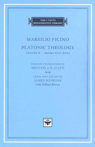 Книга Platonic Theology Marsilio Ficino