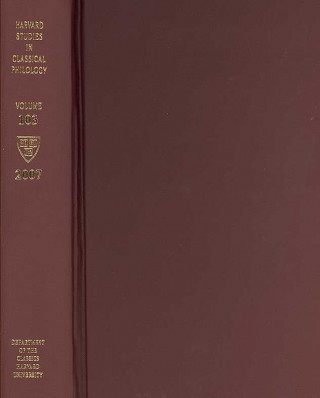 Könyv Harvard Studies in Classical Philology, Volume 103 Albert Henrichs