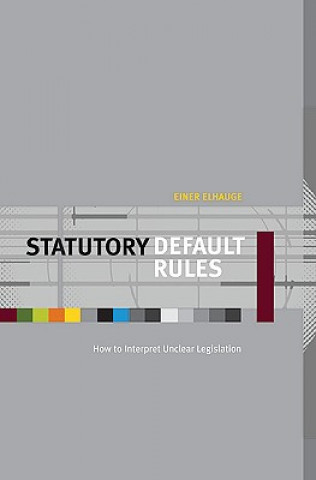 Boek Statutory Default Rules Einer Elhauge