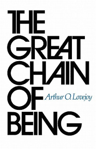 Livre Great Chain of Being Arthur O. Lovejoy