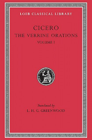 Kniha The Verrine Orations Marcus Tullius Cicero