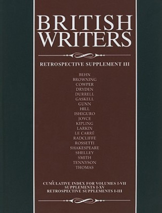 Carte British Writers: Retrospective Supplement III Jay Parini