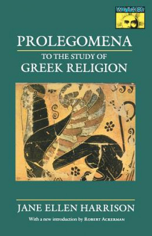 Libro Prolegomena to the Study of Greek Religion Jane Ellen Harrison