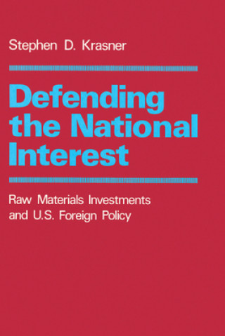 Knjiga Defending the National Interest Stephen D. Krasner