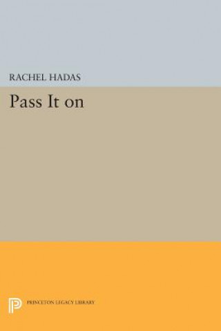 Livre Pass It On Rachel Hadas