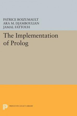 Kniha Implementation of Prolog Patrice Boizumault