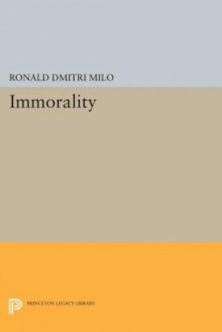 Boek Immorality Ronald Dmitri Milo
