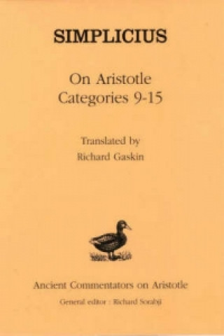 Könyv On Aristotle "On Categories 9-15" of Cilicia Simplicius