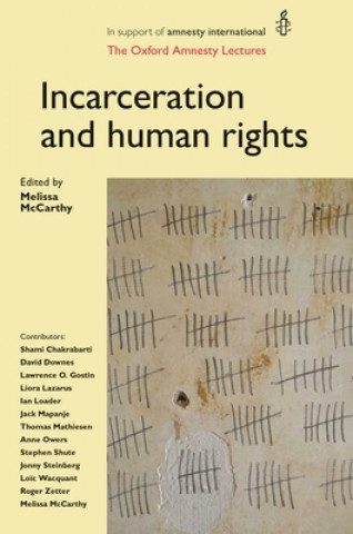 Knjiga Incarceration and Human Rights Melissa Mccarthy