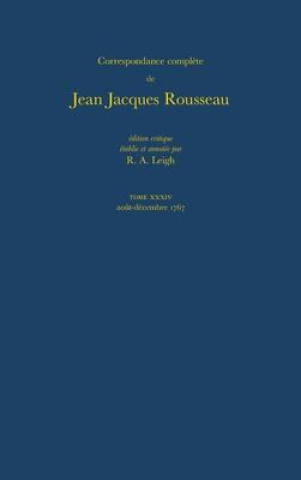 Kniha Correspondance Complete De Rousseau Jean-Jacques Rousseau