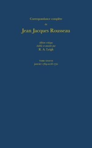 Książka Correspondance Complete De Rousseau Jean-Jacques Rousseau