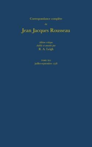 Könyv Correspondance Complete De Rousseau R. A. Leigh