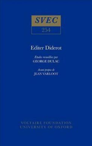 Könyv Editer Diderot 