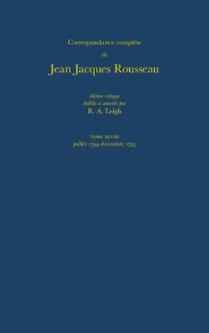 Könyv Correspondance Complete de Rousseau 48 Jean-Jacques Rousseau