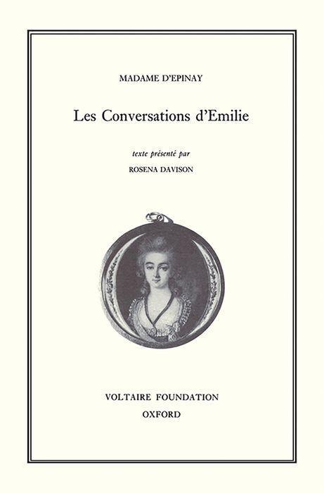 Knjiga Les Conversations d'Emilie Madame De Epinay