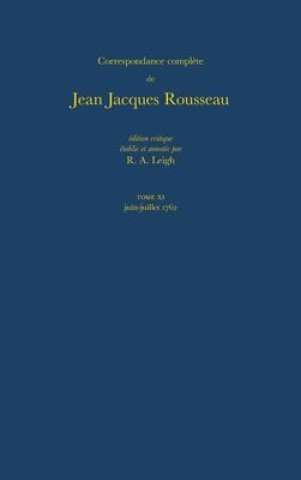 Kniha Correspondance Complete De Rousseau 11 Jean-Jacques Rousseau