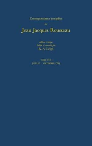 Knjiga Correspondence Complete De Rousseau 17 Jean-Jacques Rousseau