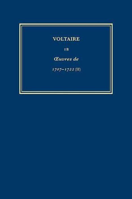 Libro Oeuvres De 1707-1722 Voltaire