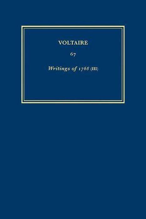 Kniha Oeuvres De 1768 Le Pyrrhonisme De L'histoire Et Autres Textes Voltaire