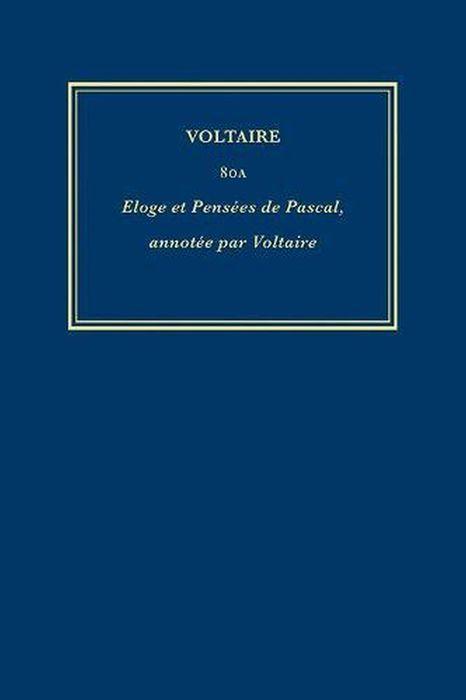Carte Eloge et Pensees de Pascal Voltaire