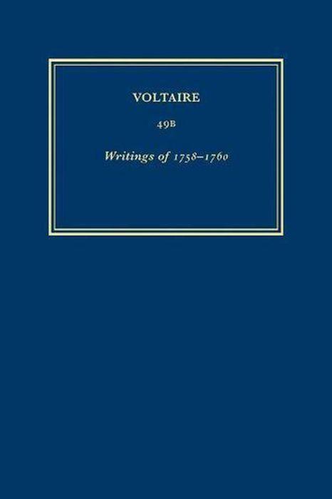 Carte Writings of 1758-1760 Voltaire