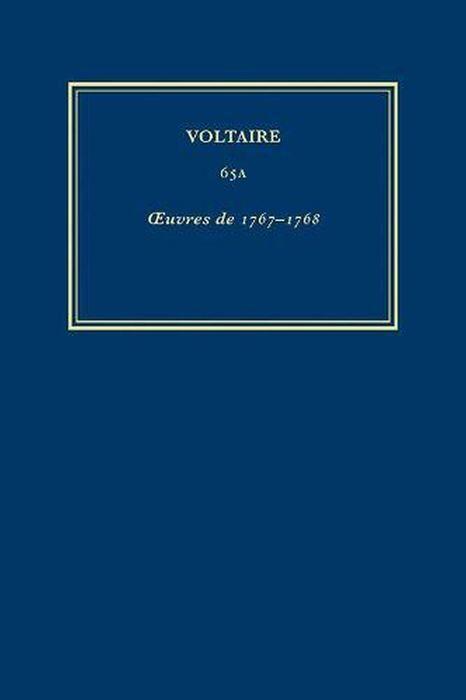 Könyv Oeuvres De 1767-1768 Voltaire