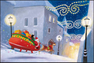 Carte Santa's on His Way Advent Calendar Ulises Wensell