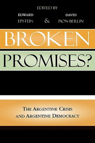 Knjiga Broken Promises? David Pion-Berlin