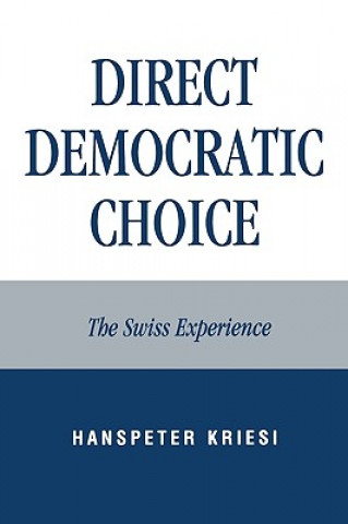 Carte Direct Democratic Choice Hanspeter Kriesi