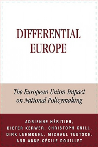 Könyv Differential Europe Adrienne Heritier