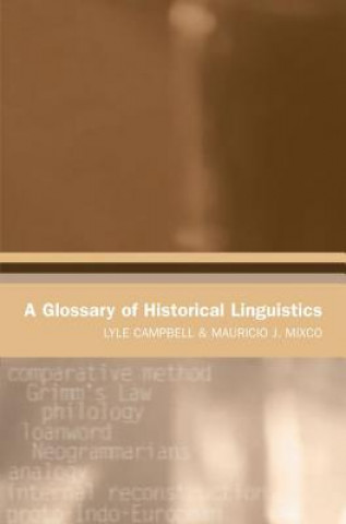 Carte Glossary of Historical Linguistics Lyle Campbell
