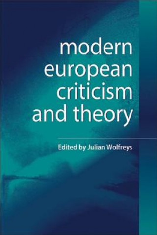 Livre Modern European Criticism and Theory Julian Wolfreys