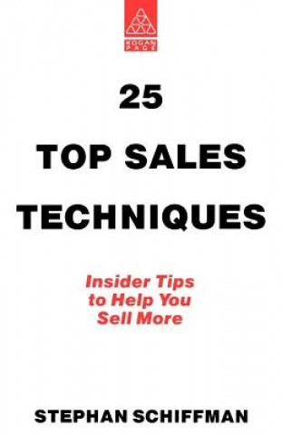 Carte 25 Top Sales Techniques Stephan Schiffman