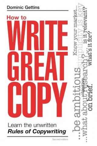 Książka How to Write Great Copy Dominic Gettins