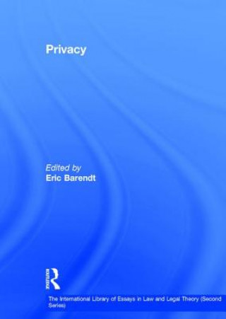 Könyv Privacy Eric Barendt