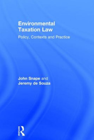 Könyv Environmental Taxation Law Jeremy de Souza