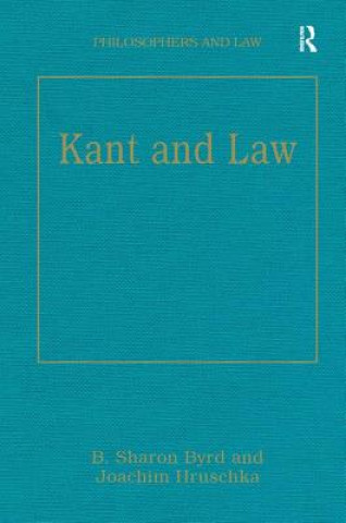 Livre Kant and Law B. Sharon Byrd